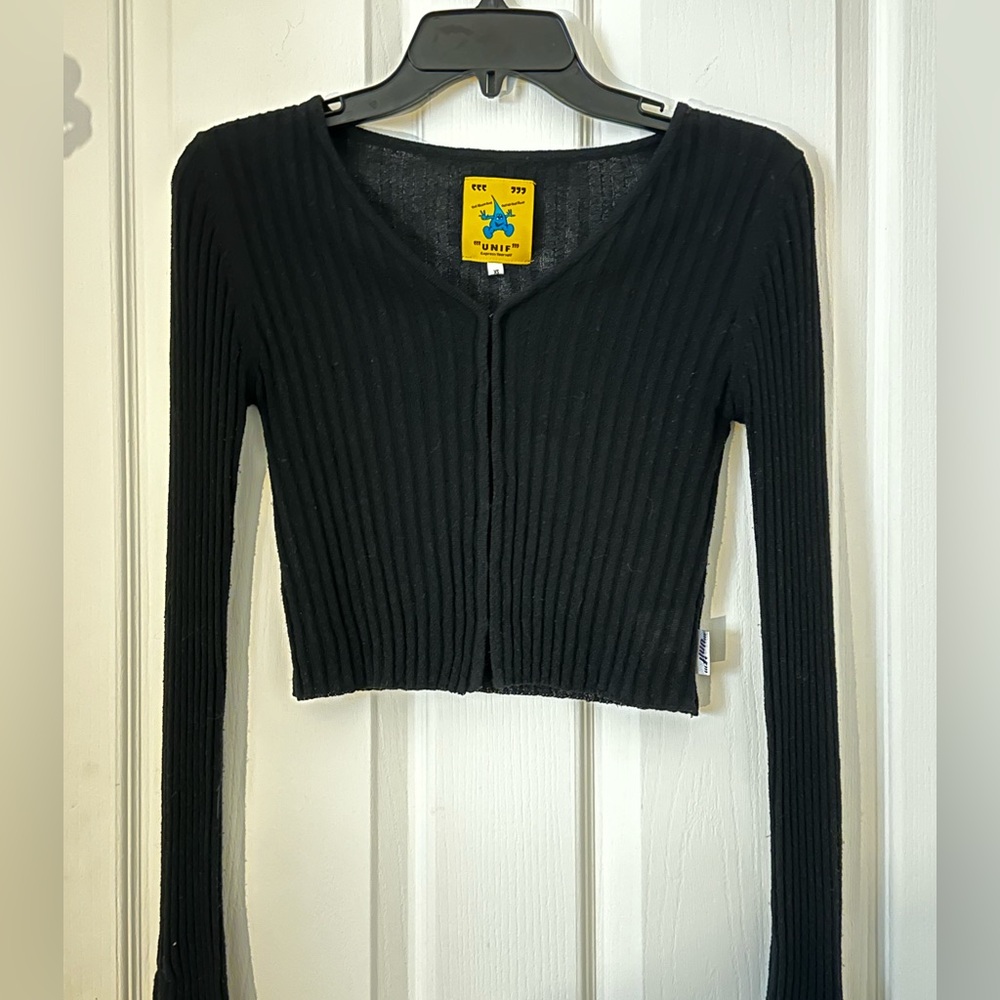 Unif Black Focal Top 🖤